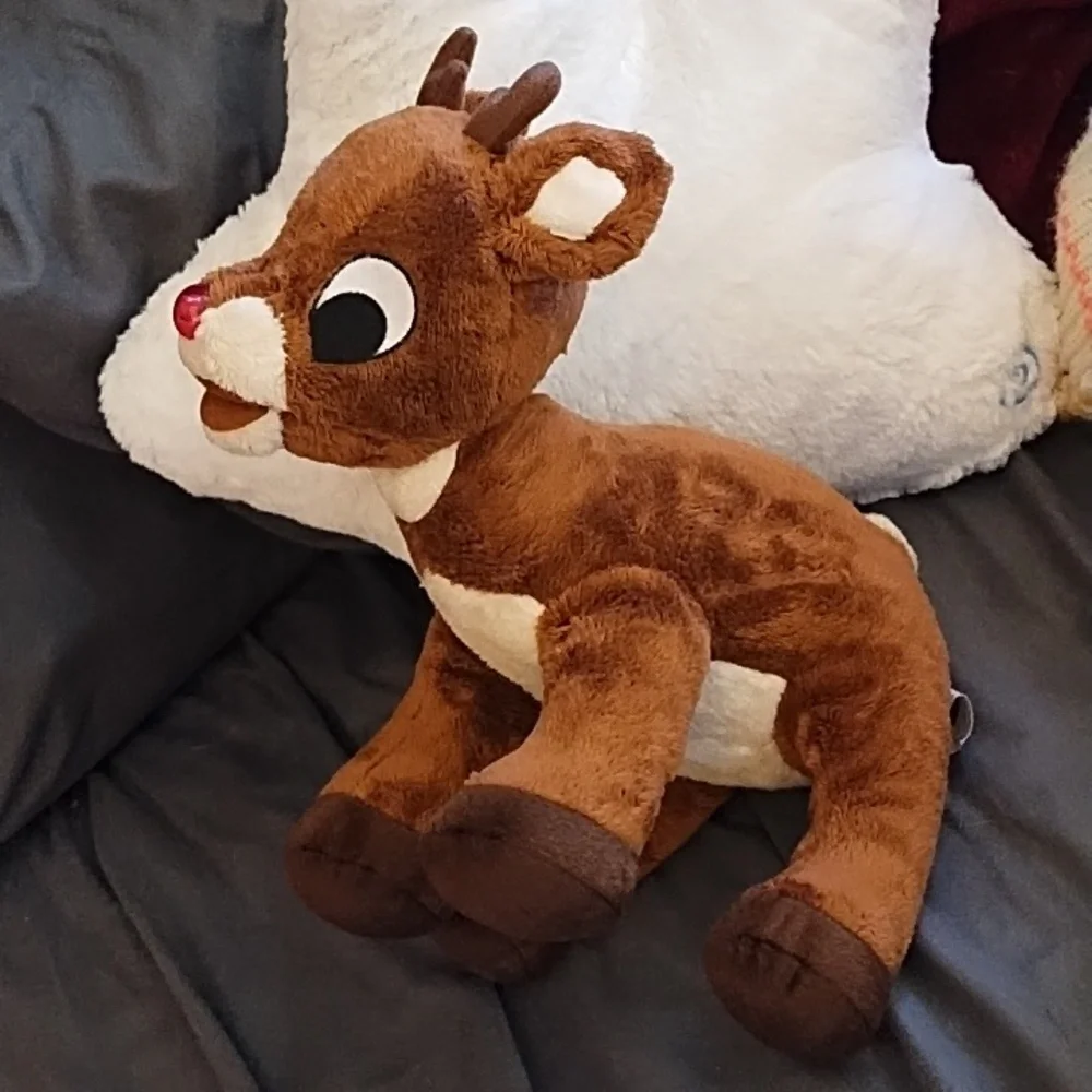 RUDOLPH the Red Nose Reindeer Christmas Santa Stuffed Animal Toy